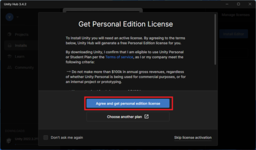 【Unity】Unity Hubのインストール方法と使い方 | ばに日記